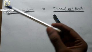 Artline 10B Pencils vs Charcoal Soft Pencils in Hindi ( 393 )