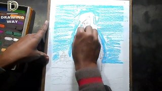 swami vivekananda birthday special drawing drawing with soft pastel ( 394 )
