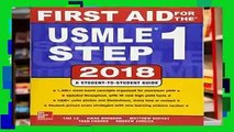 [NEW RELEASES]  First Aid for the USMLE Step 1 2018, 28th Edition