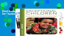 [Doc] Exceptional Children: An Introduction to Special Education