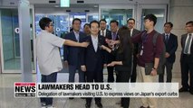 Delegations of lawmakers head to U.S. and Japan to resolve trade dispute