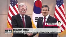 Bolton holds talks with S. Korean counterpart on Japan's trade restrictions