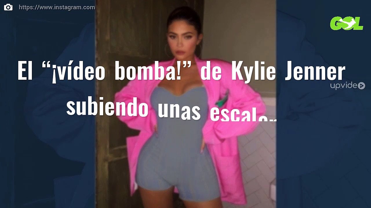 El “¡vídeo bomba!” de Kylie Jenner subiendo unas escaleras