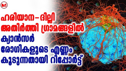 ഹരിയാന-ദില്ലി അതിർത്തി ഗ്രാമങ്ങളിൽ ക്യാൻസർ രോഗികളുടെ എണ്ണം കൂടുന്നതായി റിപ്പോർട്ട്
