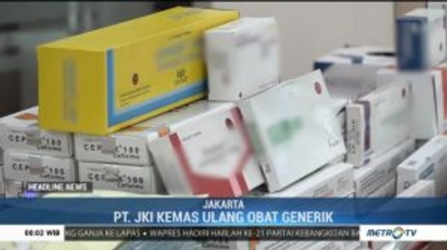 Distribusikan Obat Palsu, Dirut PT JKI Ditangkap