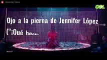 Ojo a la pierna de Jennifer López (“¡Qué bestia!”): la foto bomba (y de verdad)