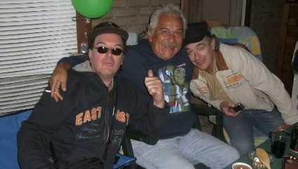 PETE ''LAST WALKING BEAR'' DEPOE  WITH THE BOYS FROM THE HAGUE 2010..