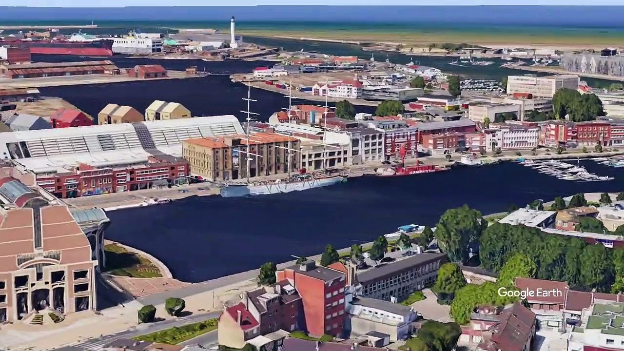 Google earth studio  Dunkerque Malo les bains