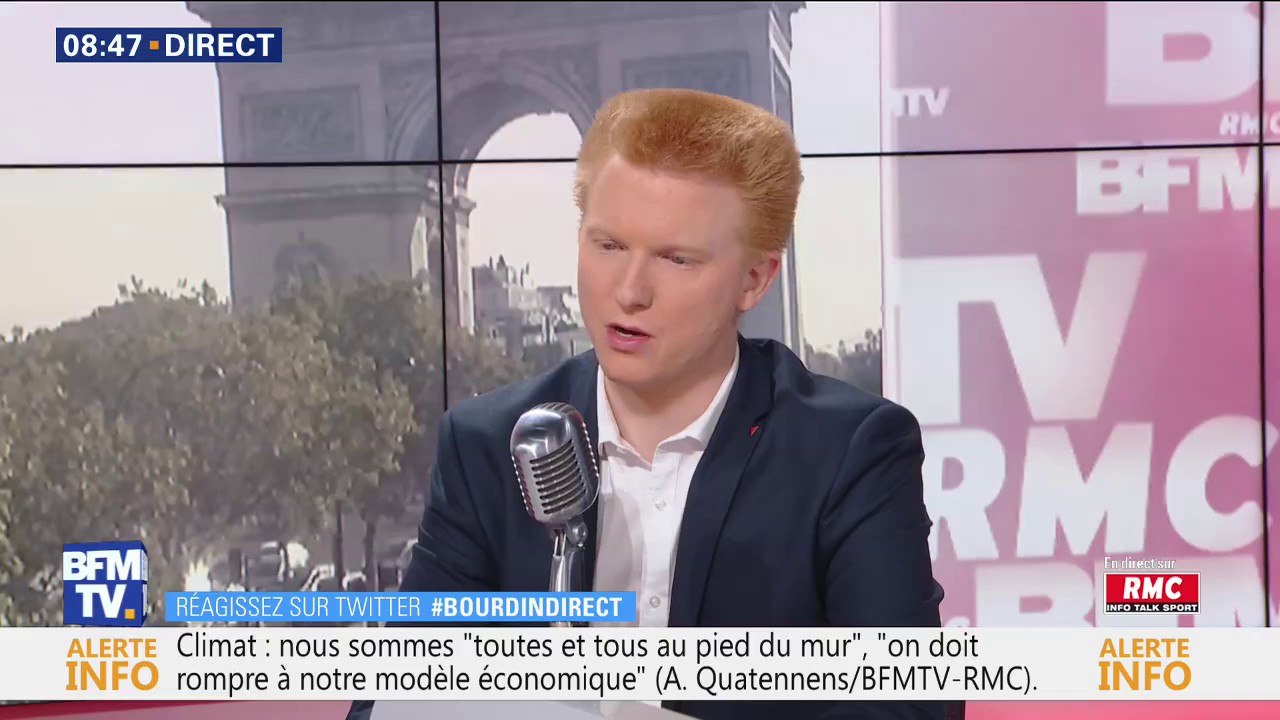 Démission de François de Rugy: "je n'ai pas de raison objective de remettre en cause le rapport rendu par le personnel de l'Assemblée" explique Adrien Quatennens (LFI)