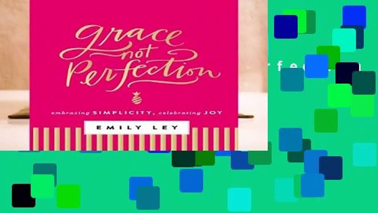 [FREE] Grace, Not Perfection