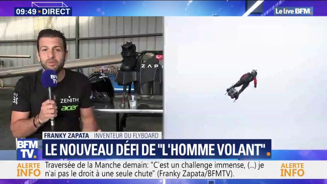 Franky Zapata: Notre objectif numéro un, c'est notre voiture volante