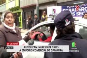 La Victoria: autorizan ingreso de taxis a emporio comercial de Gamarra