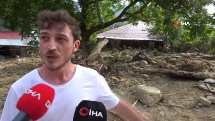 Sel felaketini yaşayan genç o anları anlattı: 'Selin getirdiği dev ağaç eve 3 metre kala durdu'