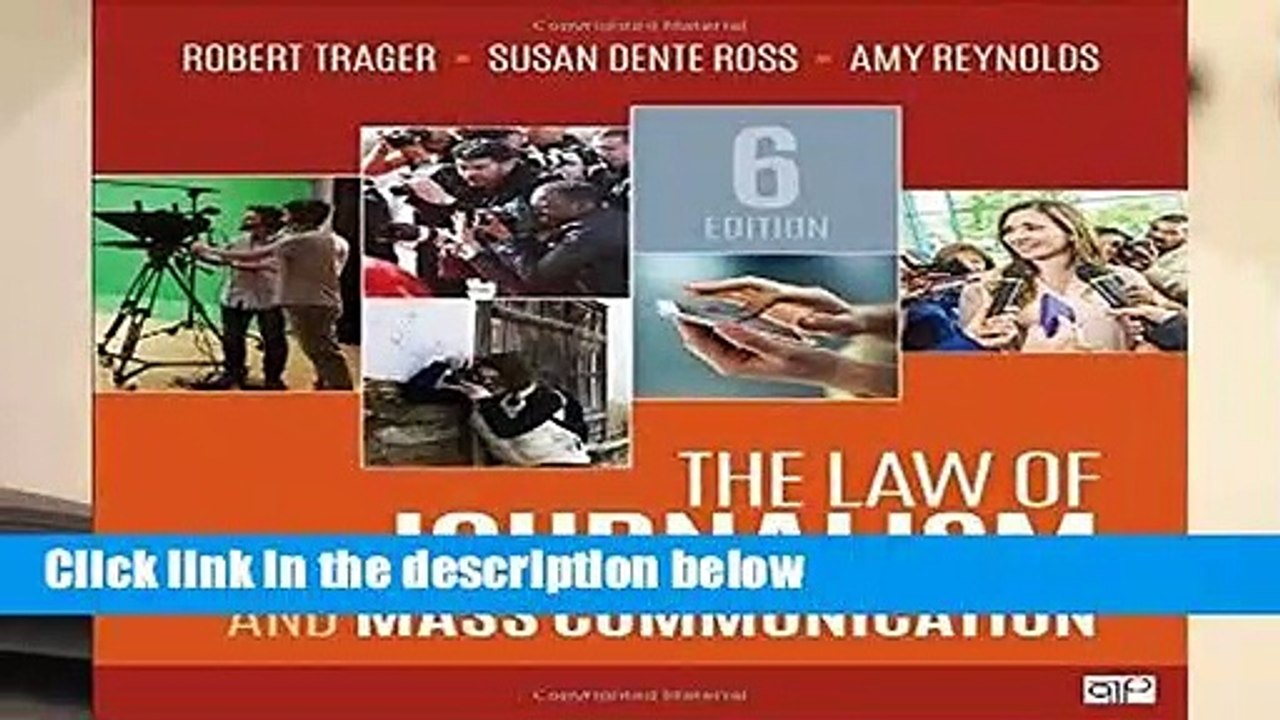 [Doc] The Law of Journalism and Mass Communication