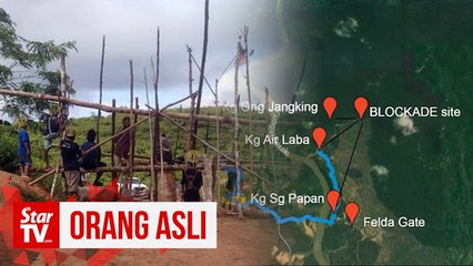 Download Video: New blockade sees three Orang Asli arrested on Tuesday