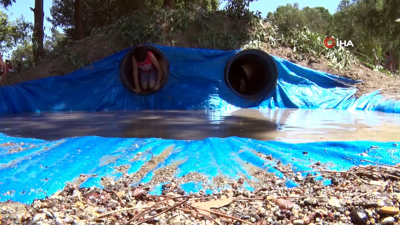 Komando gibi tırmanıp, suda yürüyüş yaptılar