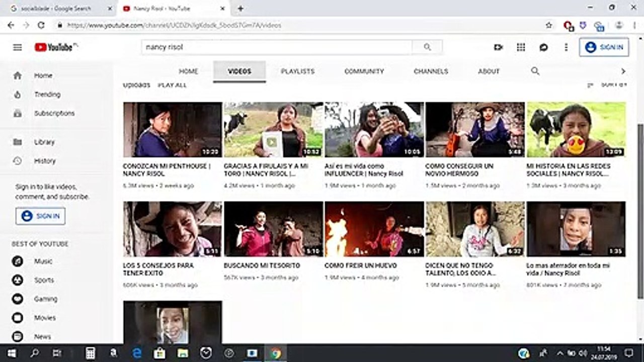 Quien es Nancy Rison y cuanto gana Nancy Risol en youtibe 2019
