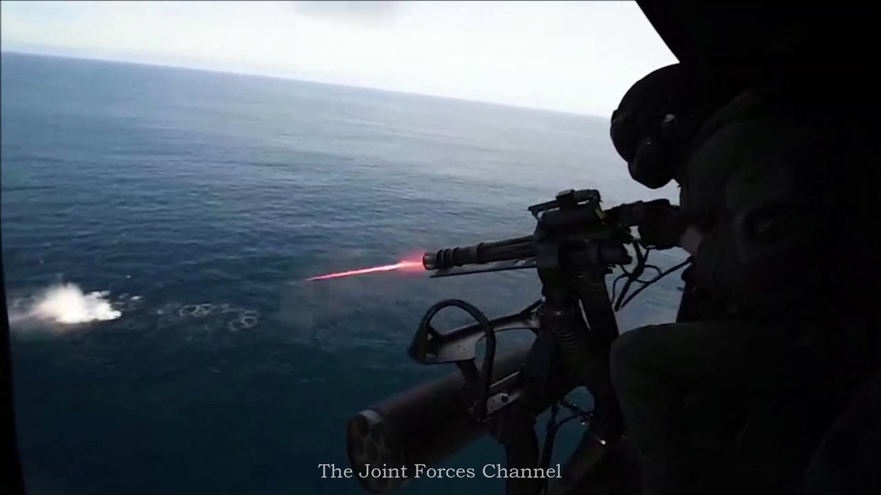 GAU-17 Minigun Firing 4000 Rounds Per Minute
