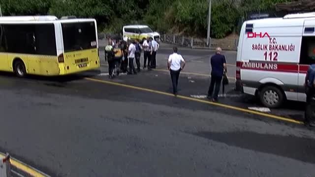 ÜSKÜDAR BuRHANİYE DURAĞINDA METROBÜS KAZASI 2