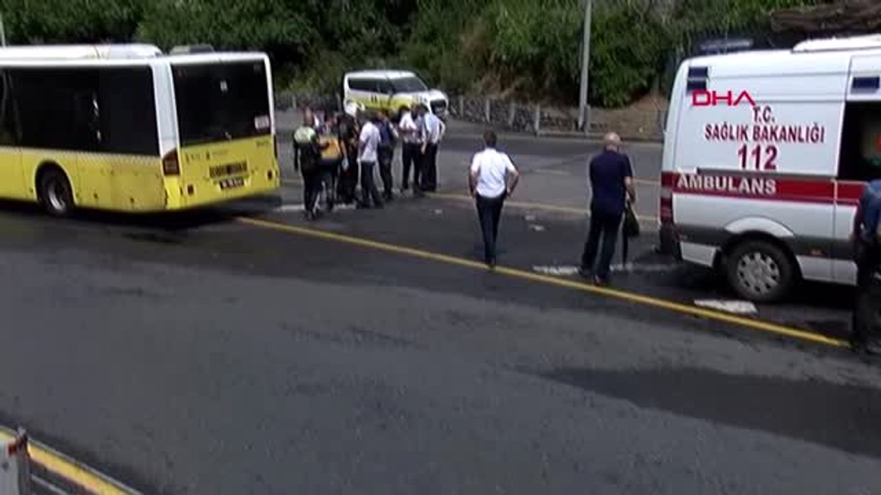 ÜSKÜDAR BuRHANİYE DURAĞINDA METROBÜS KAZASI 2