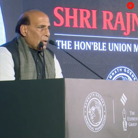 Ramnath Goenka Awards: 5 key takeaways from Rajnath Singh’s speech