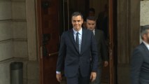 Sánchez abandona en el Congreso tras tres horas y media reunido