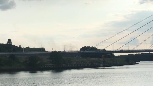 Sunderland Claxheugh Rocks fire