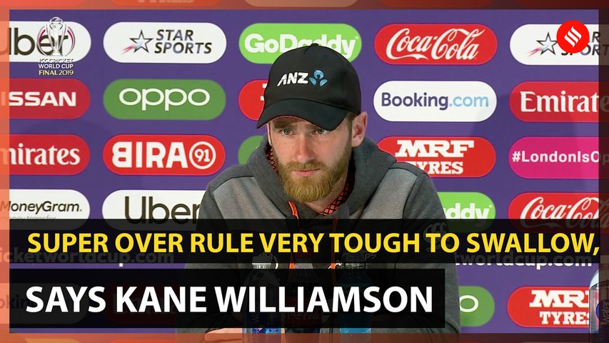 Super Over rule very tough to swallow, says Kane Williamson