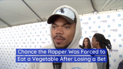 Chance The Rapper Has To Eat His Veggies