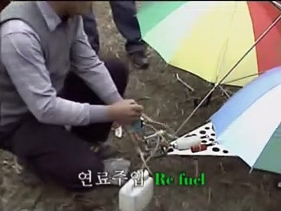 RC Umbrella plane (First flight)