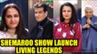 Jeetendra, Subhash Ghai, Javed Akhtar, and Shabana Azmi at Shemaroo show launch Living Legends