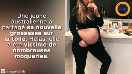 Une jeune femme dévoile sa grossesse et est victime des pires moqueries !