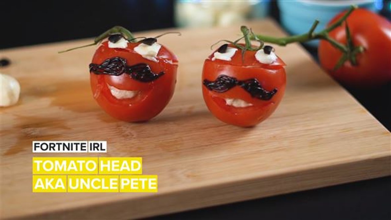 Fortnite IRL: Tomato Head op je bord!