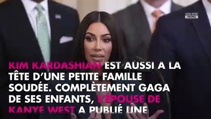 Kim Kardashian maman gaga, elle partage une adorable photo de ses fils