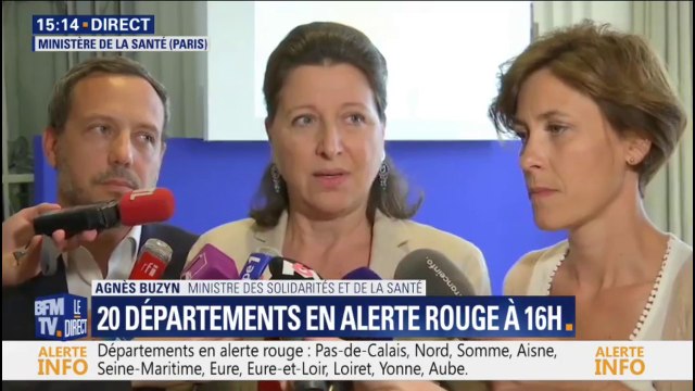 Cette canicule atteint des niveaux supérieurs à la canicule de 2003 annonce Agnès Buzyn