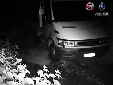 Rocca Priora (RM) - Sversamento illecito rifiuti, ''zozzi'' beccati da ''fototrappole'' (24.07.19)