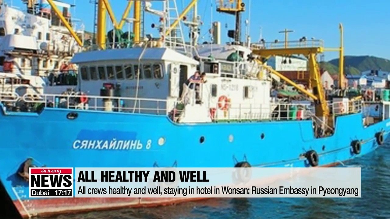 North Korea detains 2 S. Korean and 15 Russian sailors who drifted into North Korean waters