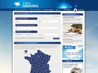 Comment publier un avis de décès sur Libra Memoria ?