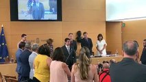 Juramento de Pedro Martín (PSOE) como nuevo presidente del Cabildo de Tenerife