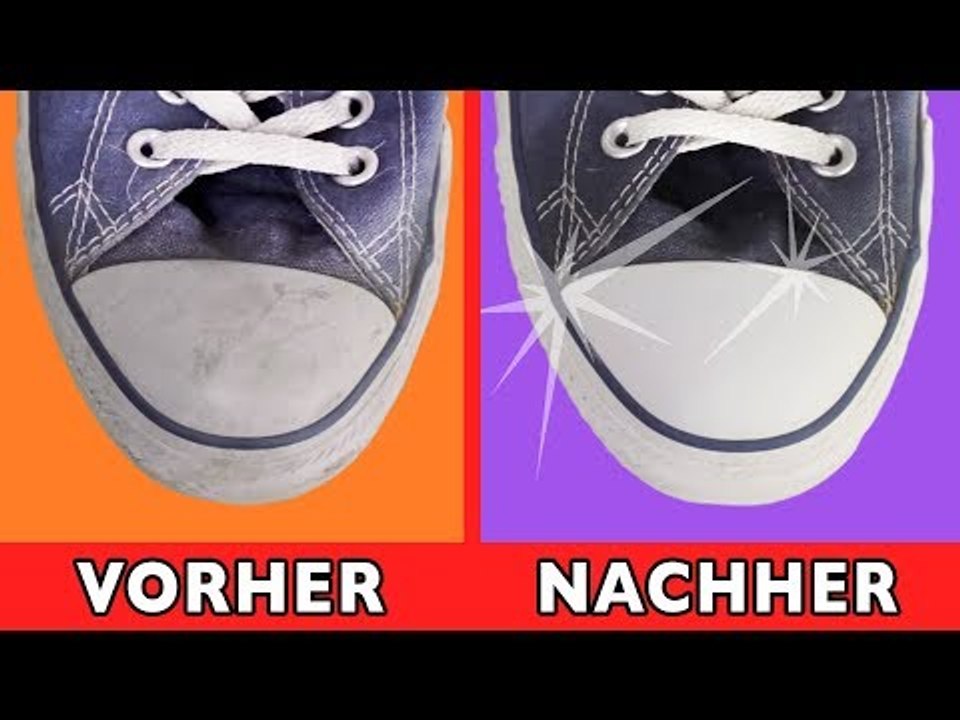 So sehen deine Schuhe aus wie neu! Es geht schnell und kinderleicht.