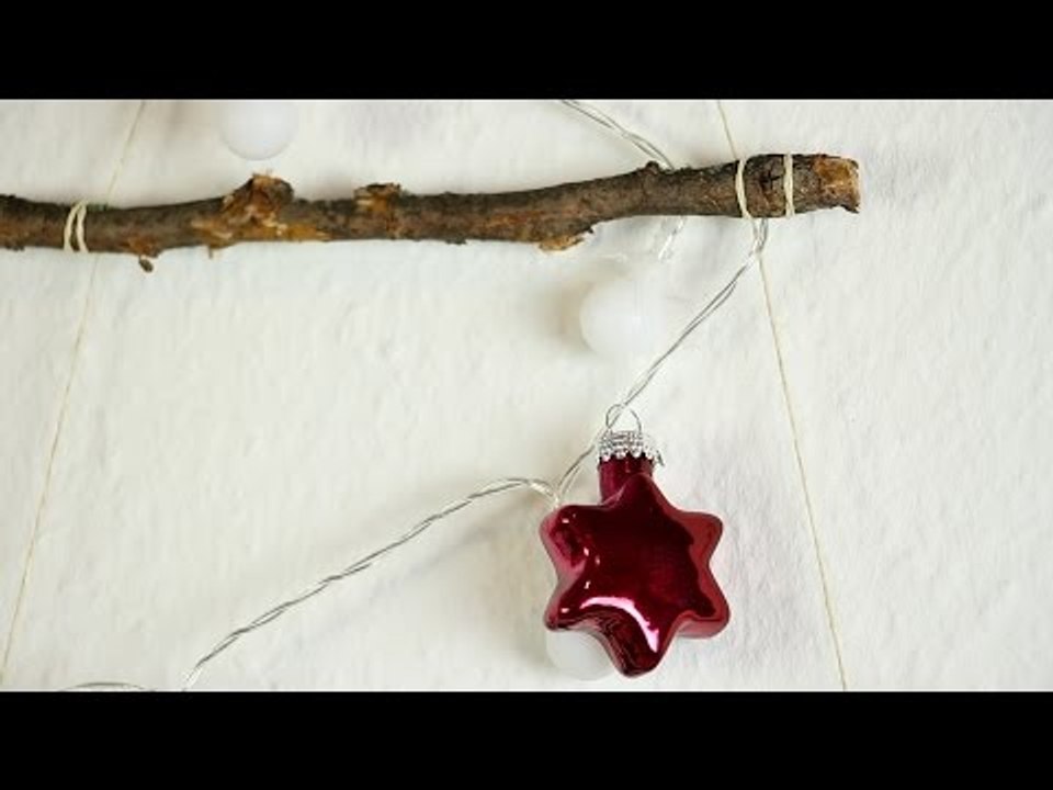 Die schönste Weihnachtsdeko des Jahres ist aus Stöcken.