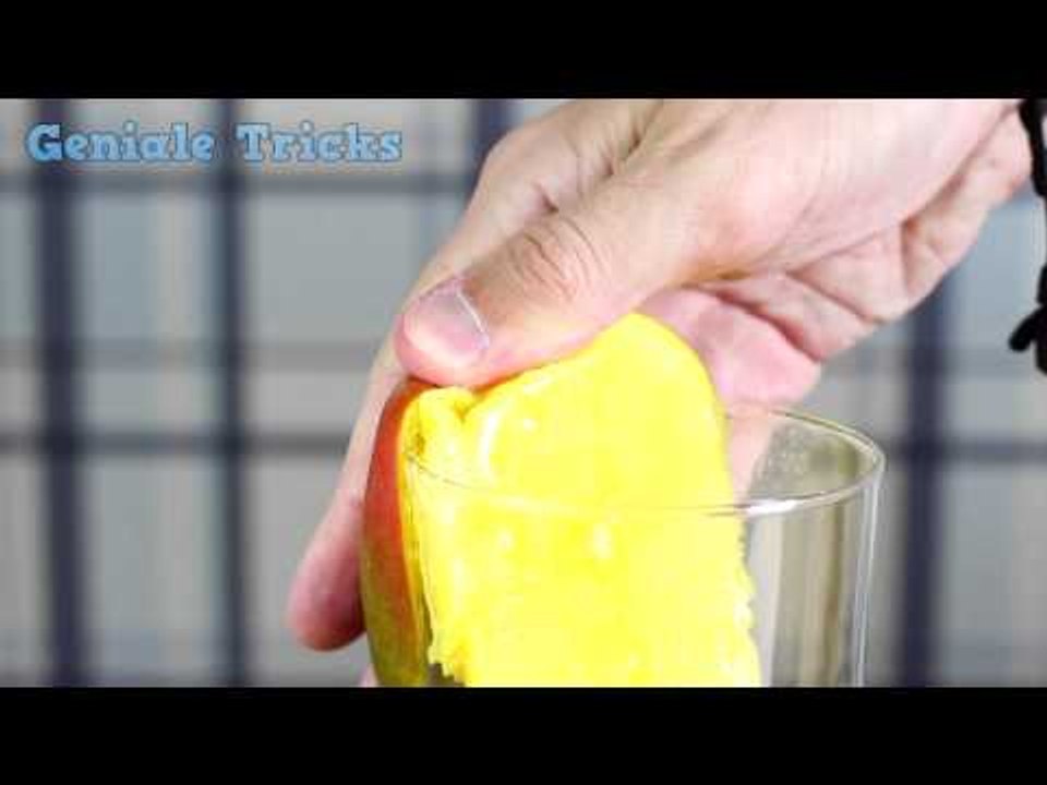 Du schneidest eine Mango mit dem Messer? FALSCH! Es ist so simpel.