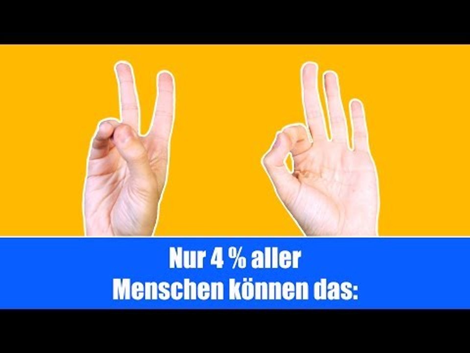Nur 4% aller Menschen bekommen das hin. Gehörst du dazu?