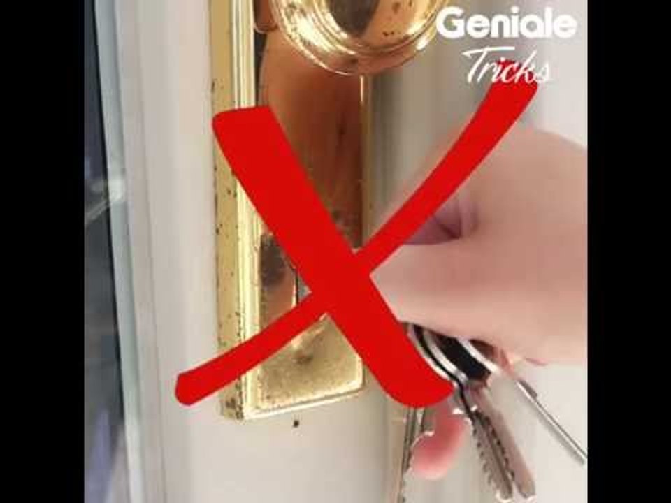 Nie wieder nach dem richtigen Schlüssel suchen dank dieses genialen Mini-Tricks!
