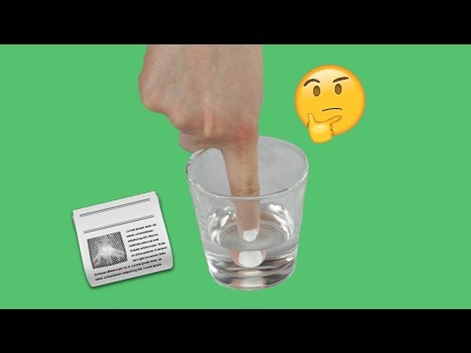 Das ist ja irre, wofür die Zeitung von gestern noch gut ist!