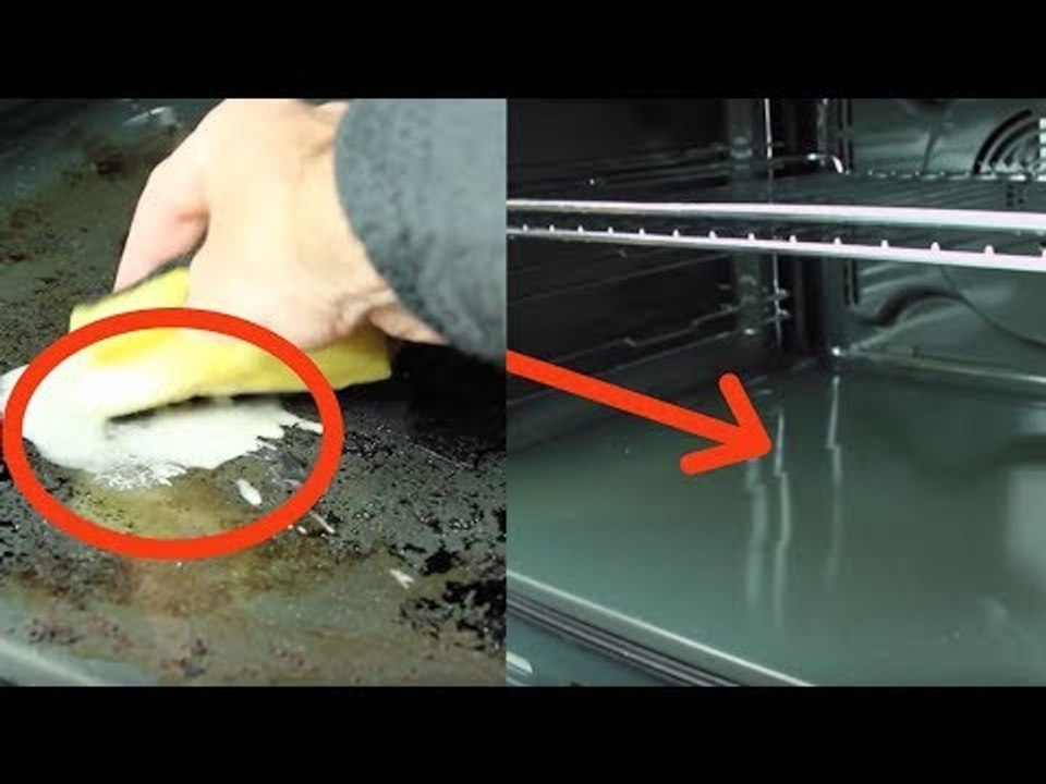 Er stellt DAS in den verdreckten Ofen. Danach ist er wie neu.