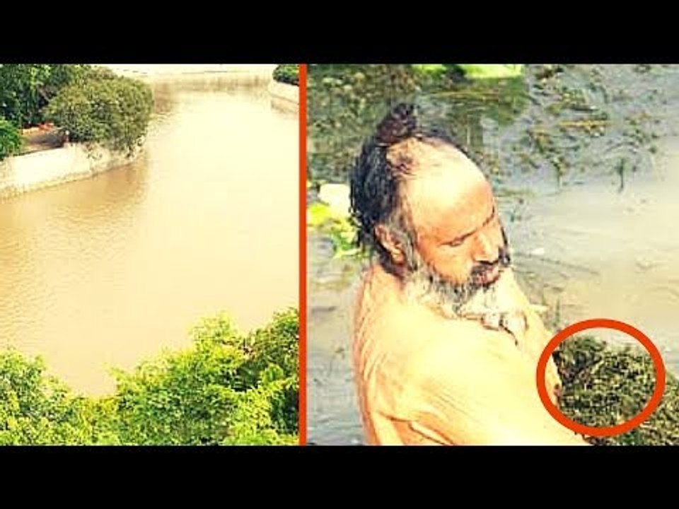 Als sie den Mann im Fluss sehen, trauen sie ihren Auge...