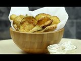 Zucchini Chips: ein Rezept aus dem Backofen - ohne Frittieren und mit Parmesan