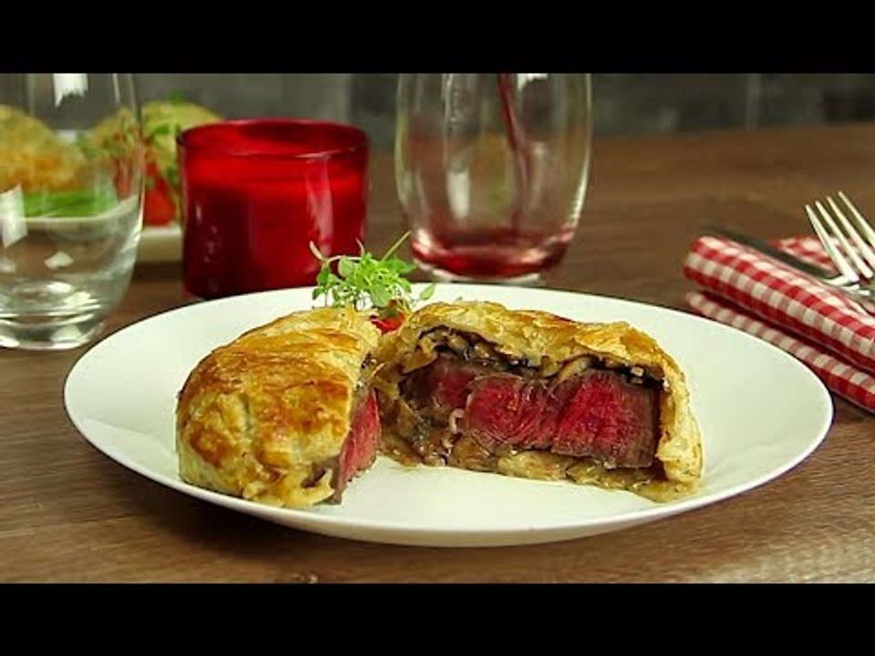 Beef Wellington: Rinderfilet Rezept für Zwei im Blätterteig