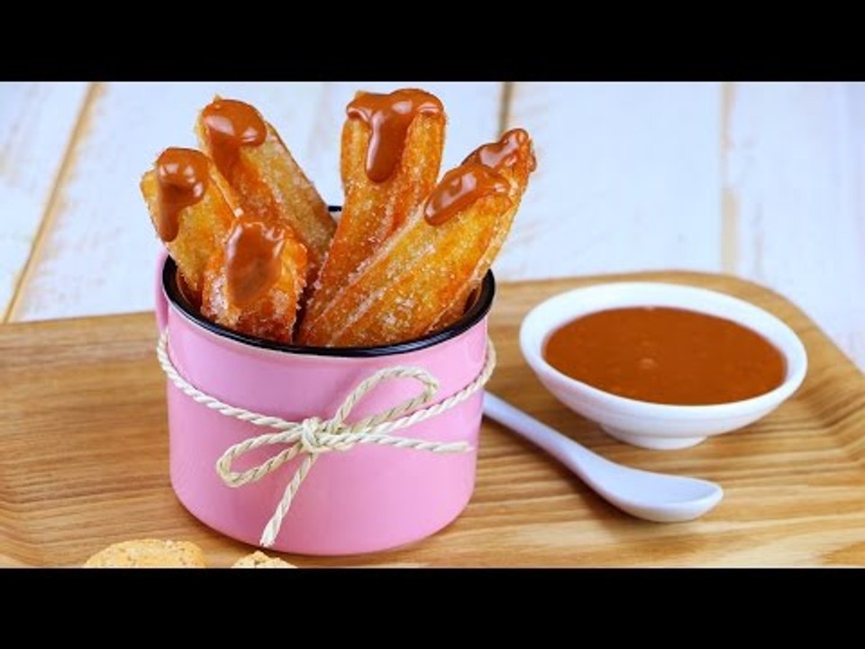 Churros mit Dulce de Leche - ein internationales Gebäck Rezept mit Brandteig